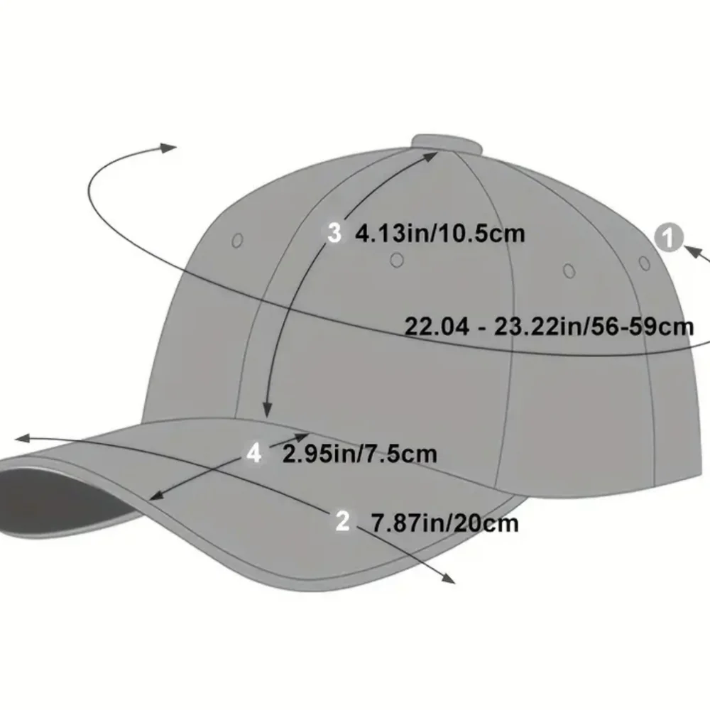 New 1pc Vintage Fashion Personalized Baseball Cap With Chain, hat, T2MIS